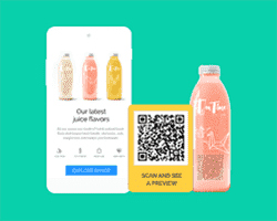 QR Codes product packaging