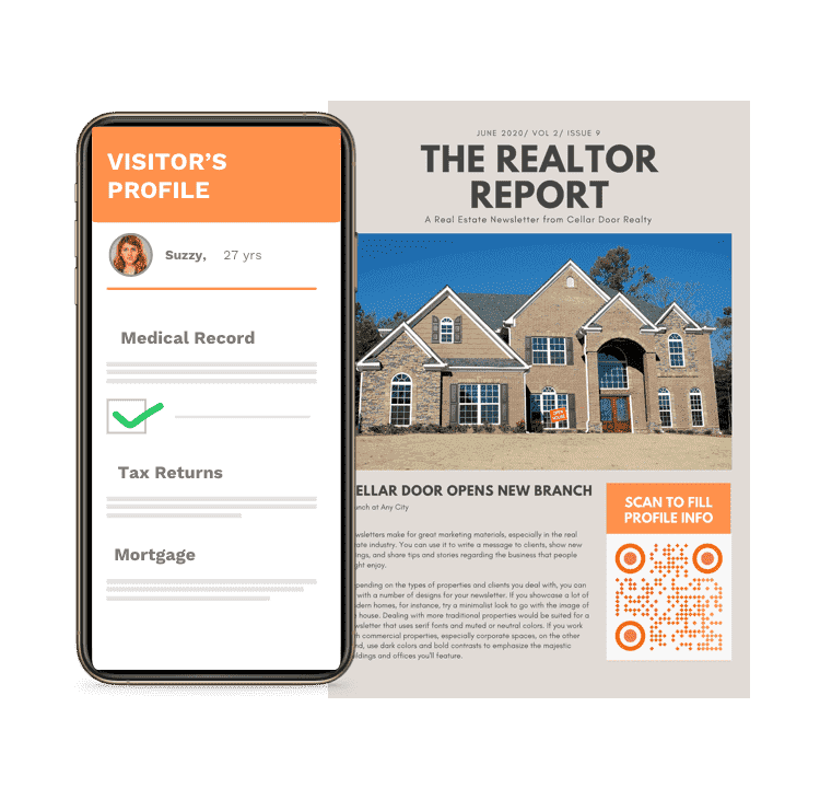 Virtual documentation with real estate QR Codes