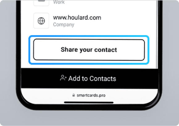 Two-Way Contact Sharing