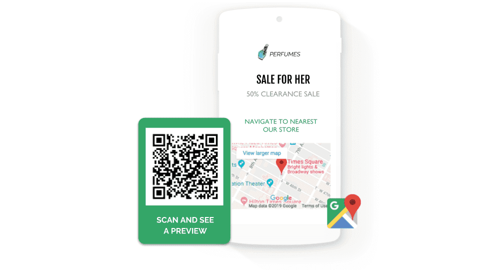 Generate Google Maps QR Code