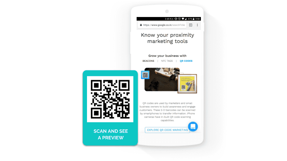 Generate Webpage QR Code