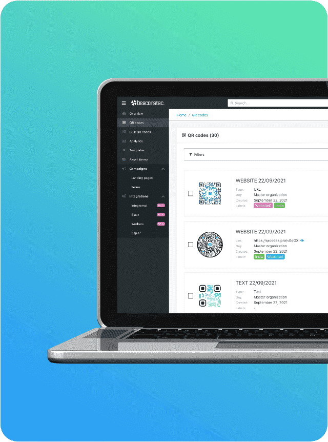 Beaconstac`s Dynamic QR Code platform